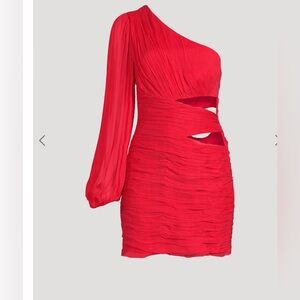 Shona Joy Red cocktail dress